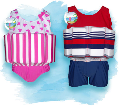 maillot Bain Bouee integre fille garcon