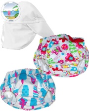 maillot-bain-couche-bébés-fillette